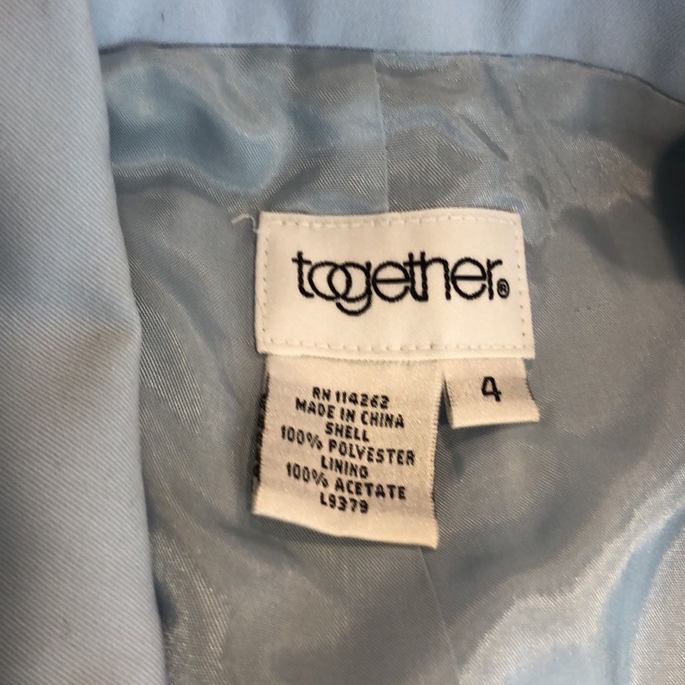 Pastel blue skirt suit - Picture 5 of 7